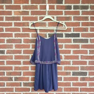 Navy Blue Romper